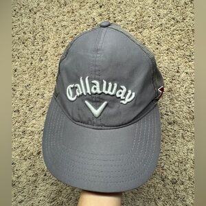 Callaway Focus Odyssey Hex Black Tour  GRAY Adjustable Embroidered Hat